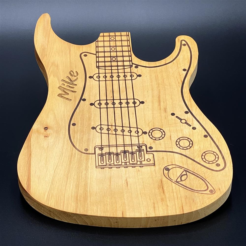 Schneidbrett E-Gitarre, personalisiert