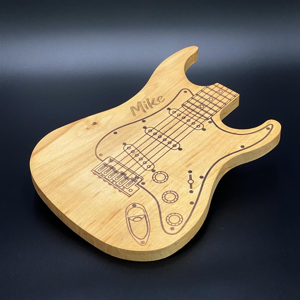 Schneidbrett E-Gitarre, personalisiert
