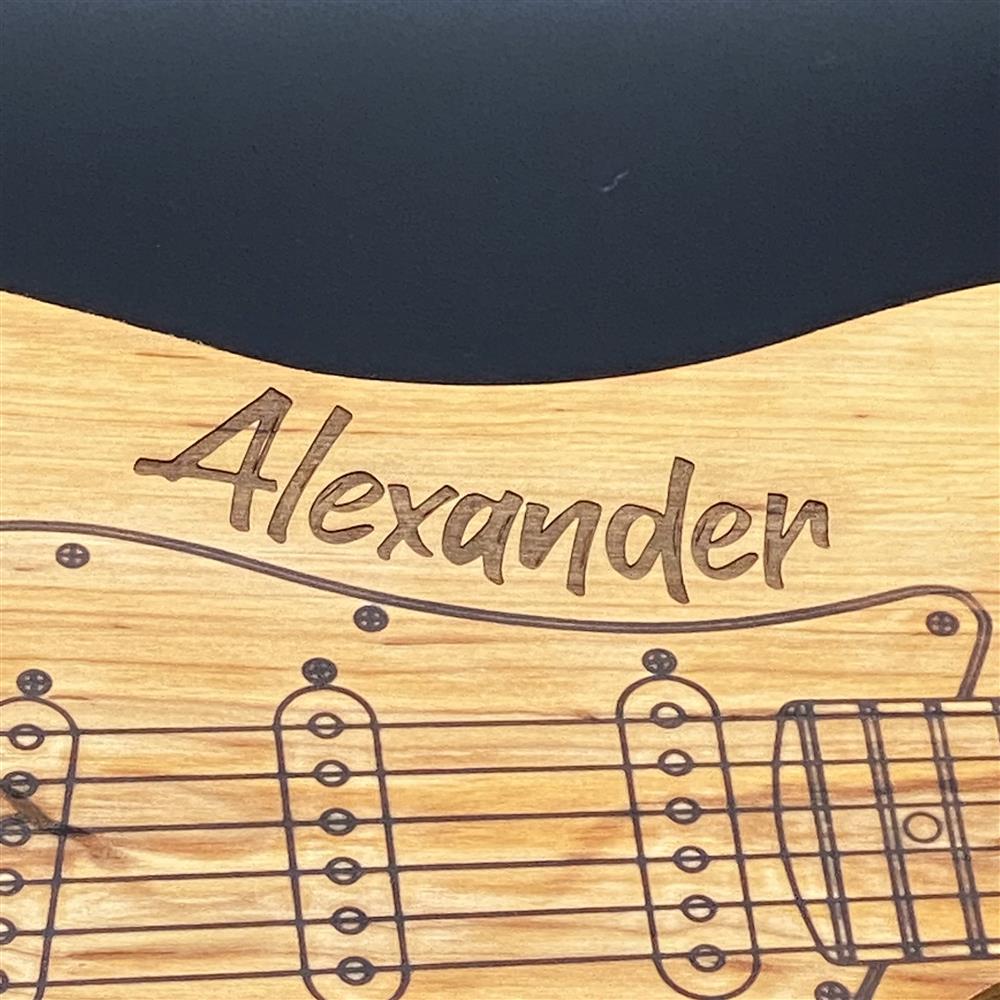 Schneidbrett E-Gitarre, personalisiert