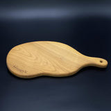 Schneidebrett Kirsche Naturform, Wunschname