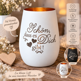 Deko Light „Schön, dass es Dich gibt“ – Geschenk für beste Freundin & Herzensmenschen