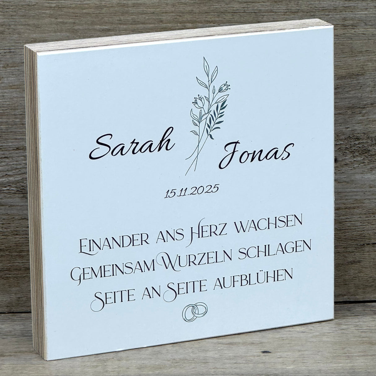 Geschenkset Hochzeit, personalisiert