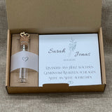 Geschenkset Hochzeit, personalisiert