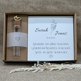 Geschenkset Hochzeit, personalisiert