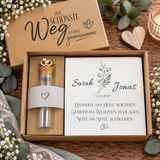 Geschenkset zur Hochzeit – personalisiertes Geldgeschenk für das Brautpaar