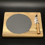 Servierplatte mit Messer, Guten Appetit, personalisierbar