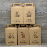 Giebelverpackung groß, Frohe Ostern, 5 Stück