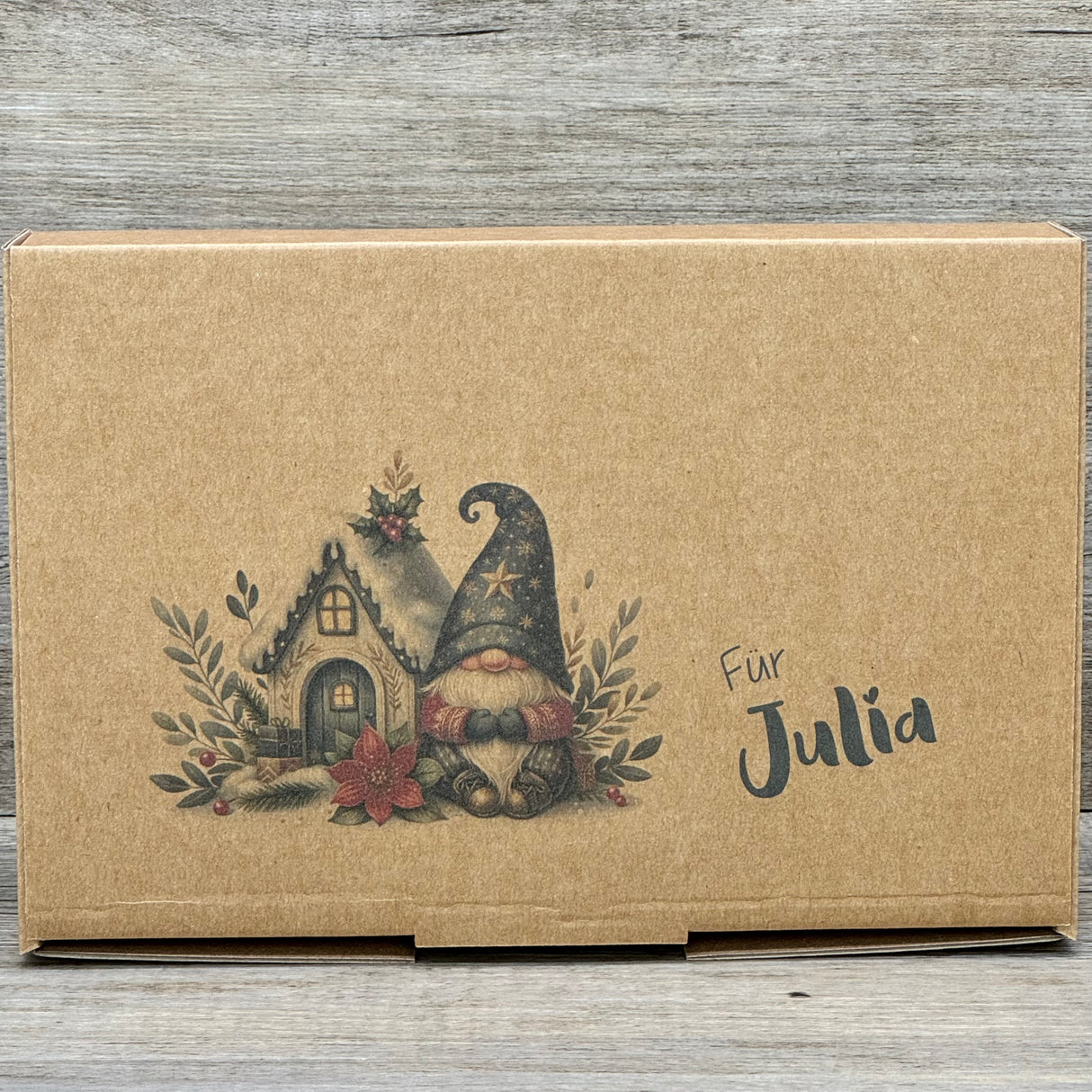 Geschenkverpackung Weihnachten 23 x 16 x 5cm, personalisiert