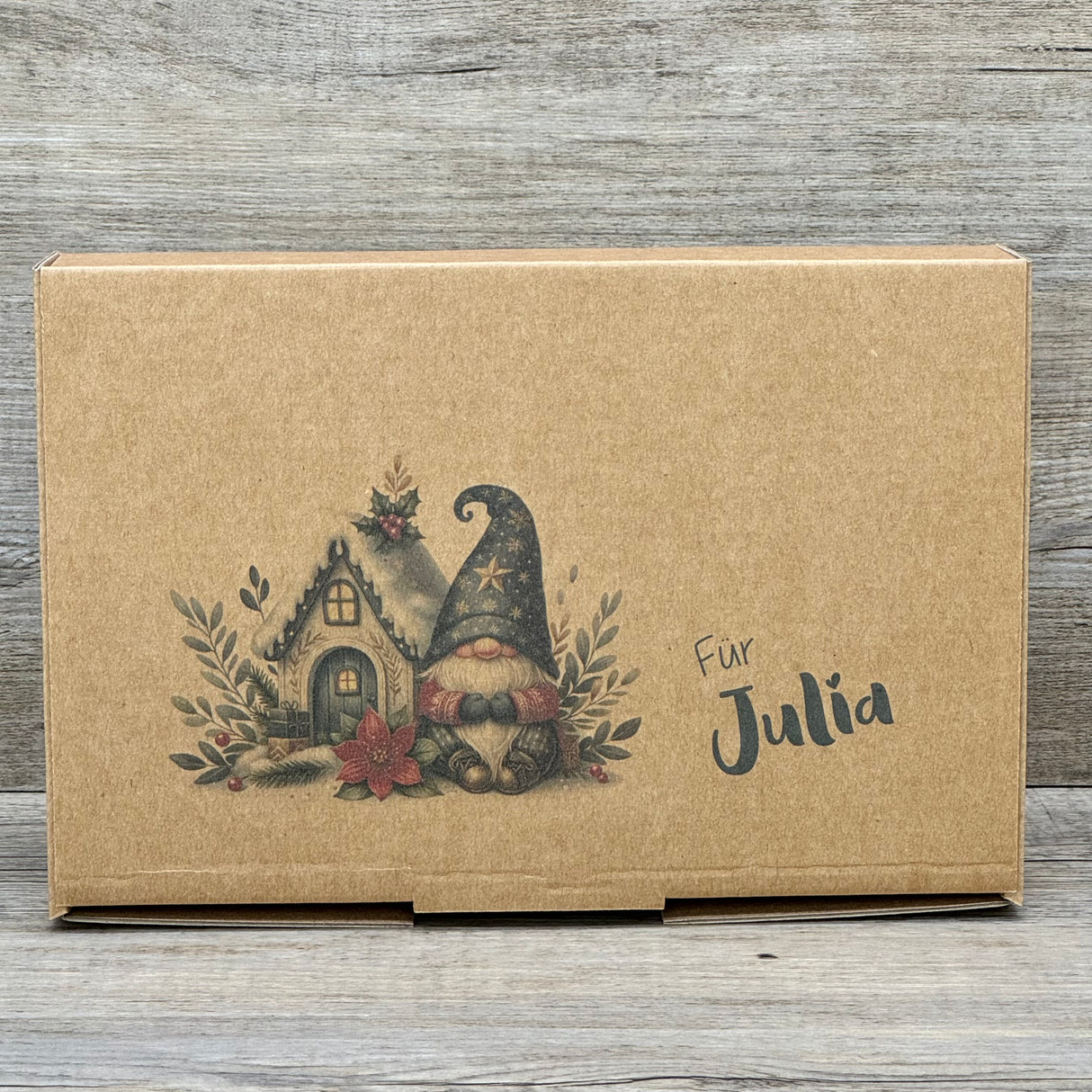 Geschenkverpackung Weihnachten 23 x 16 x 5cm, personalisiert