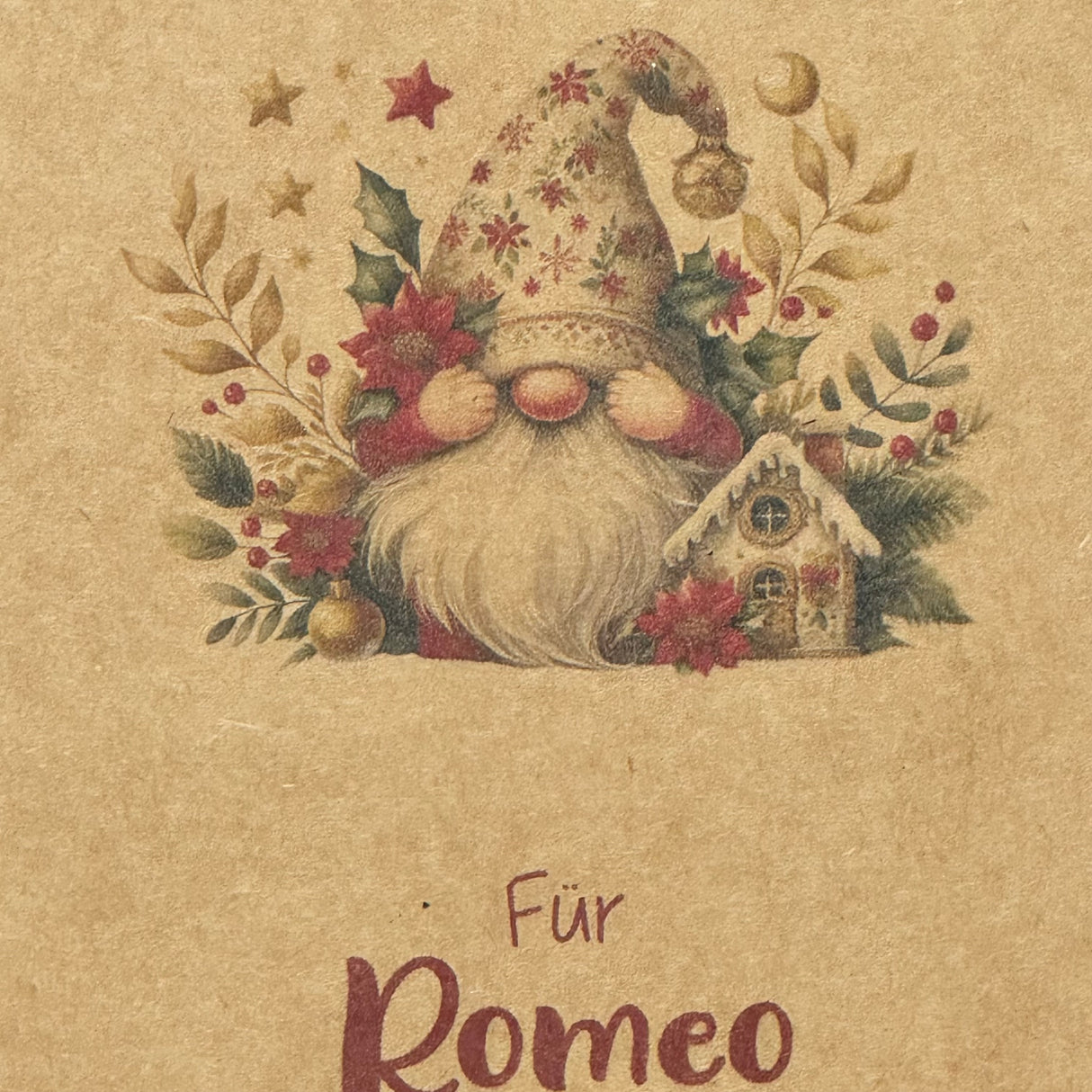 Giebelverpackung groß -  Weihnachten, personalisiert