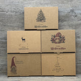 Geschenkverpackung Weihnachten 23 x 16 x 5cm, 5 Stück