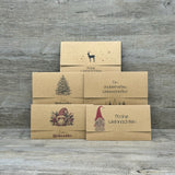 Gutscheinverpackung Weihnachten 5 Stück