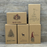 Geschenkverpackung Weihnachten 16 x 9 x 5cm, 5 Stück