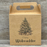 Giebelverpackung klein - Weihnachten, 5 Stück