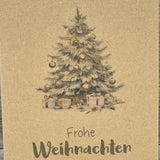 Geschenkverpackung Weihnachten 19 x 15 x 5cm, 5 Stück