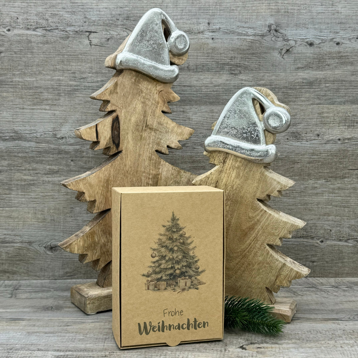 Geschenkverpackung Weihnachten 20 x 14 x 8cm, 5 Stück