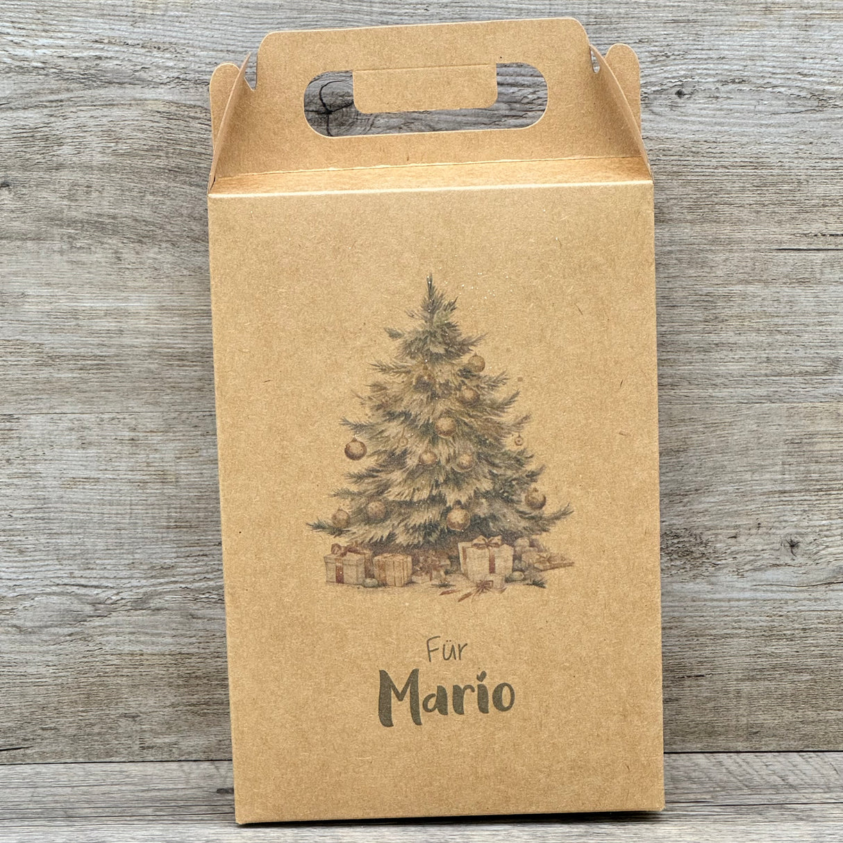 Giebelverpackung groß -  Weihnachten, personalisiert