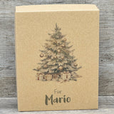 Geschenkverpackung Weihnachten 19 x 15 x 5cm, personalisiert