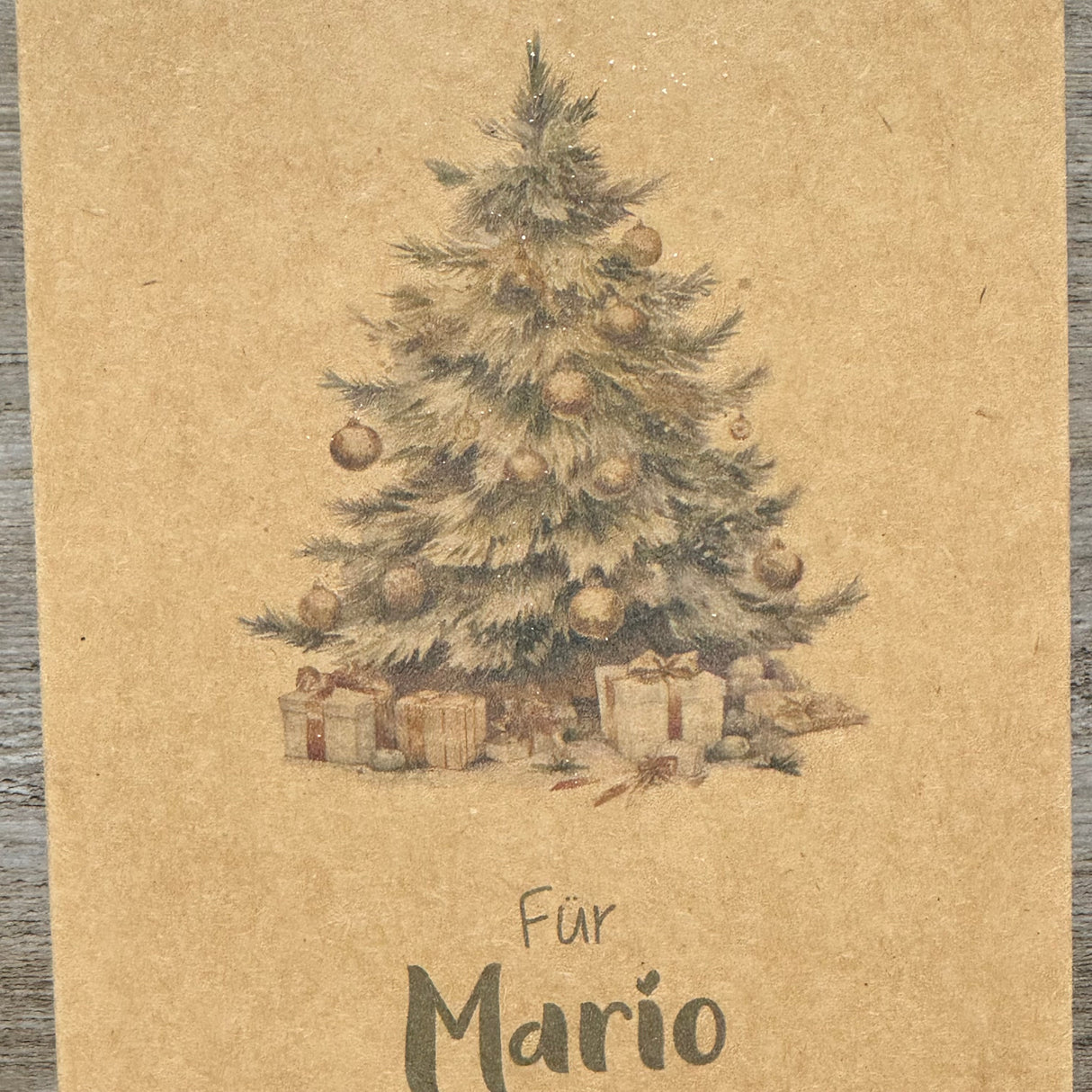 Giebelverpackung groß -  Weihnachten, personalisiert