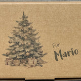 Geschenkverpackung Weihnachten 23 x 16 x 5cm, personalisiert