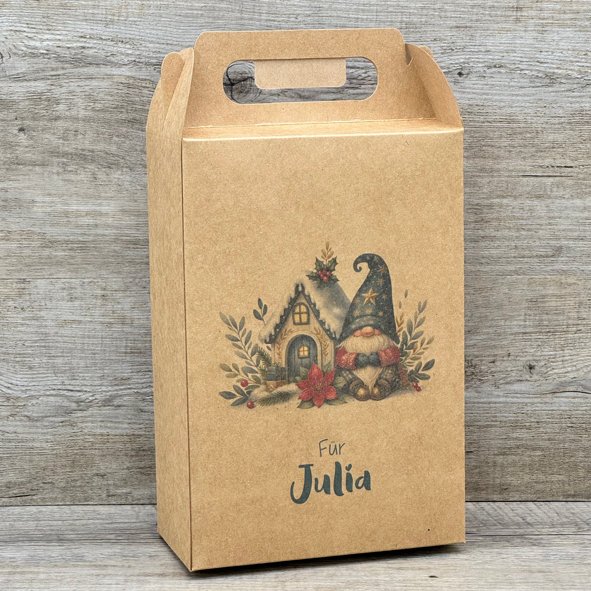 Giebelverpackung groß -  Weihnachten, personalisiert