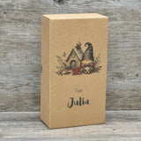 Geschenkverpackung Weihnachten 21 x 11 x 5cm, personalisiert