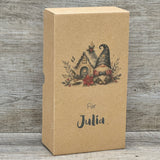 Geschenkverpackung Weihnachten 21 x 11 x 5cm, personalisiert