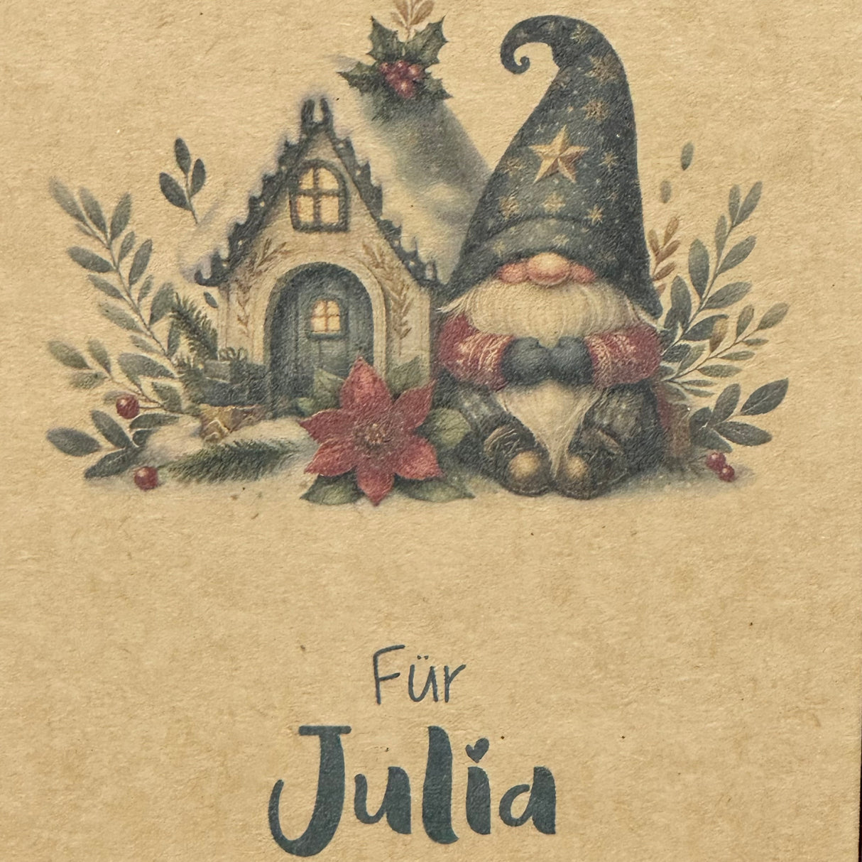 Geschenkverpackung Weihnachten 20 x 14 x 8cm, personalisiert