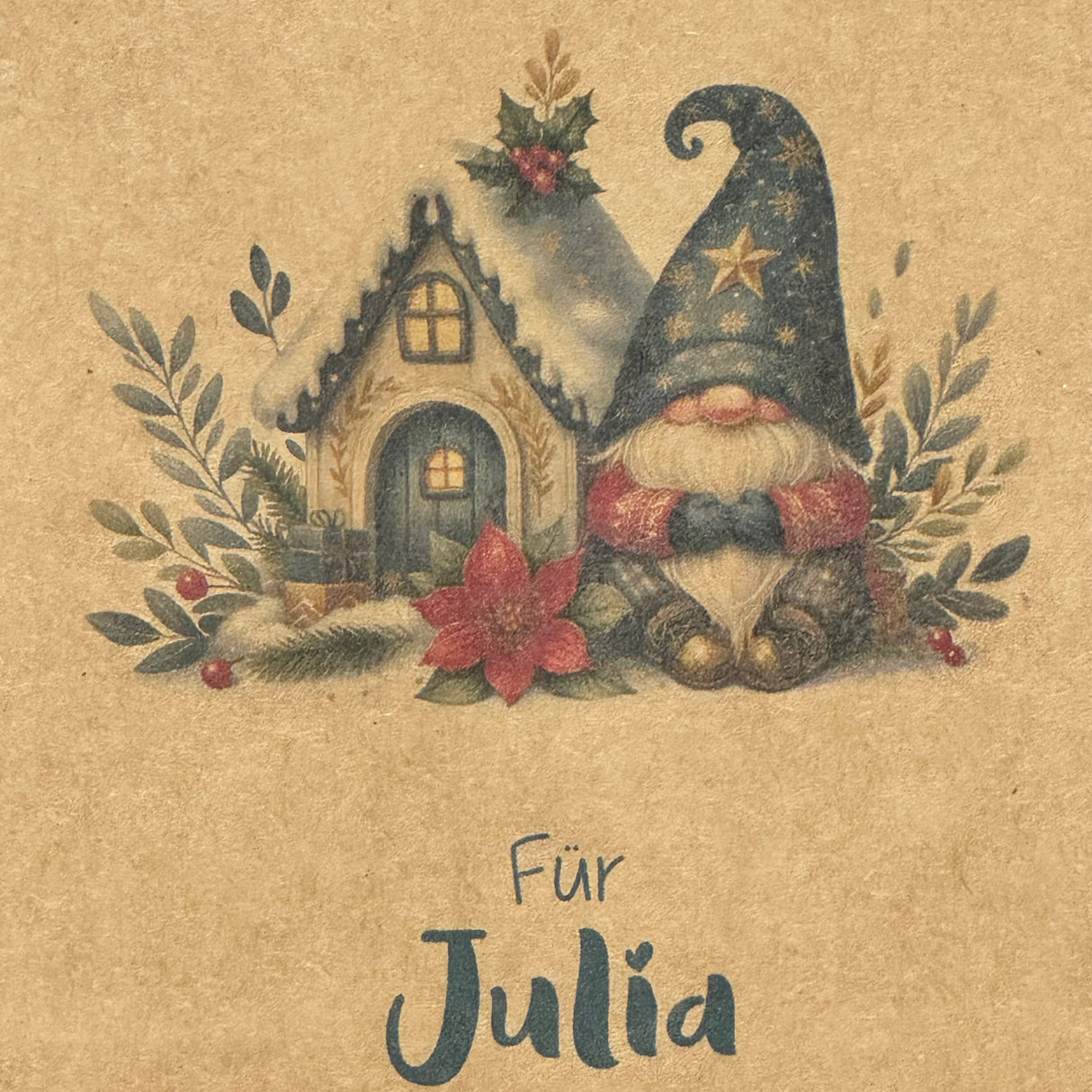 Giebelverpackung groß -  Weihnachten, personalisiert