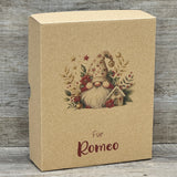 Geschenkverpackung Weihnachten 19 x 15 x 5cm, personalisiert