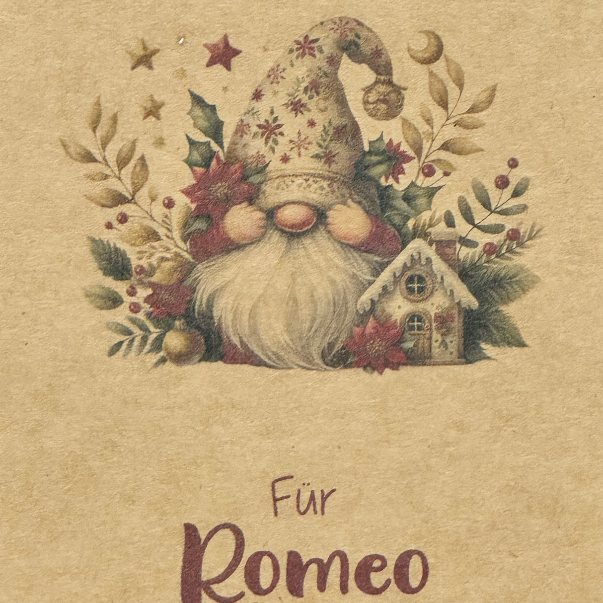 Geschenkverpackung Weihnachten 20 x 14 x 8cm, personalisiert