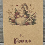 Geschenkverpackung Weihnachten 16 x 9 x 5cm, personalisiert