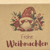 Geschenkverpackung Weihnachten 21 x 11 x 6cm, 5 Stück