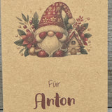 Geschenkverpackung Weihnachten 16 x 9 x 5cm, personalisiert