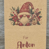 Geschenkverpackung Weihnachten 21 x 11 x 5cm, personalisiert