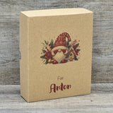 Geschenkverpackung Weihnachten 19 x 15 x 5cm, personalisiert