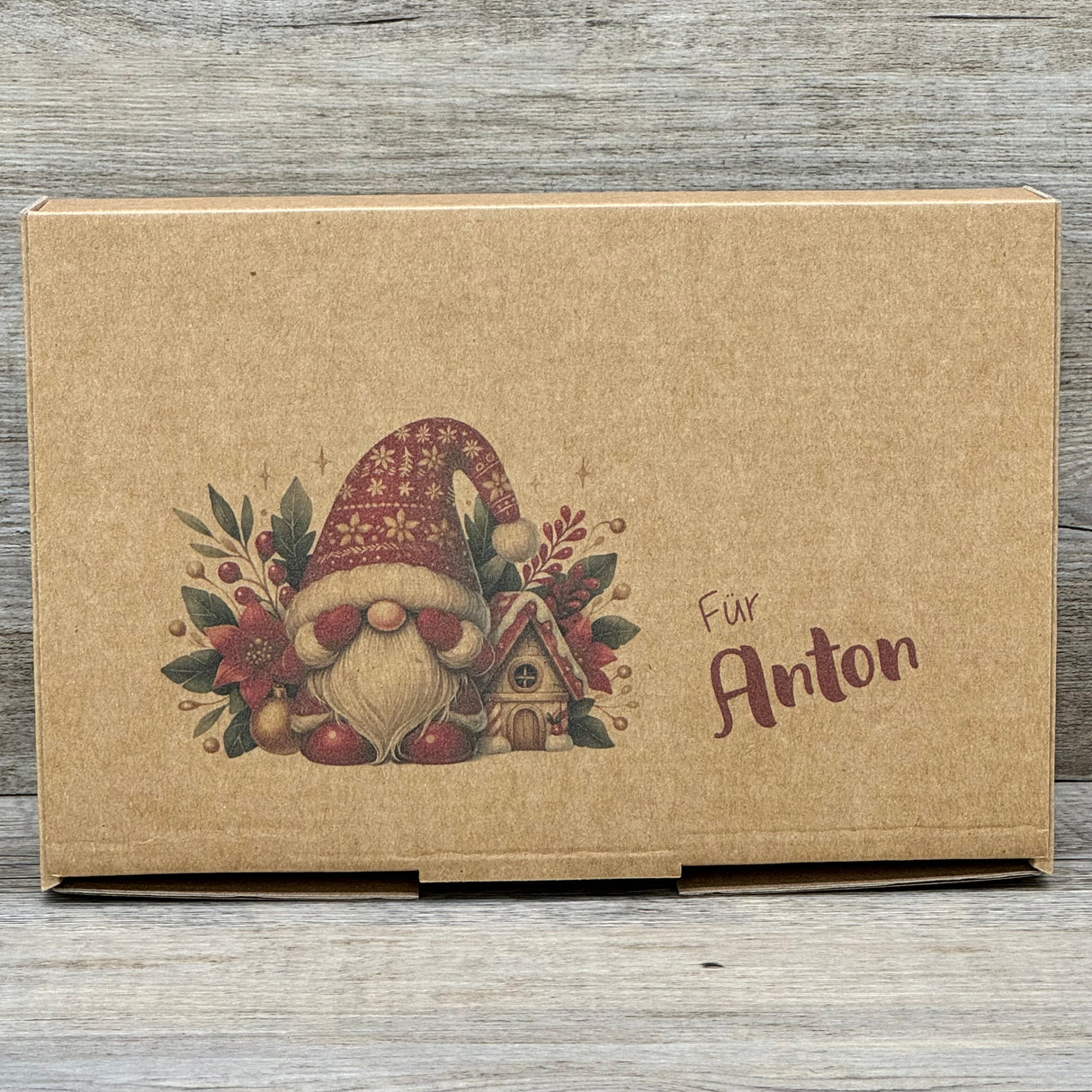 Geschenkverpackung Weihnachten 23 x 16 x 5cm, personalisiert