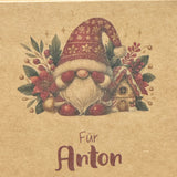 Giebelverpackung klein - Weihnachten, personalisiert