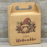 Giebelverpackung klein - Weihnachten, 5 Stück