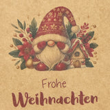 Giebelverpackung groß - Weihnachten, 5 Stück