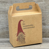 Giebelverpackung klein - Weihnachten, 5 Stück