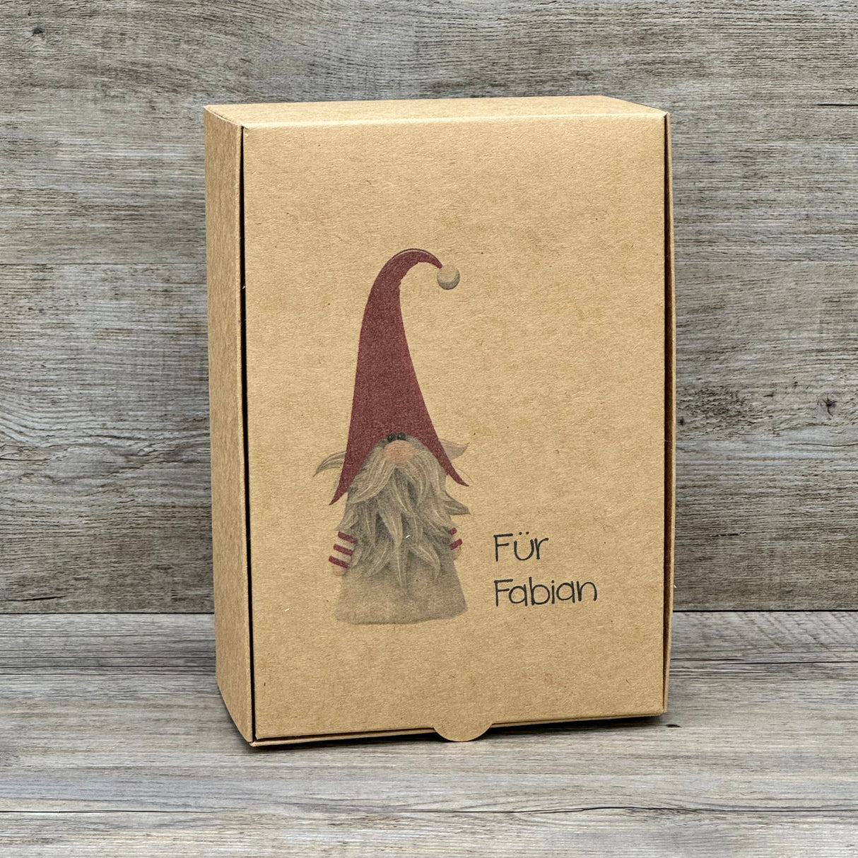 Geschenkverpackung Weihnachten 20 x 14 x 8cm, personalisiert