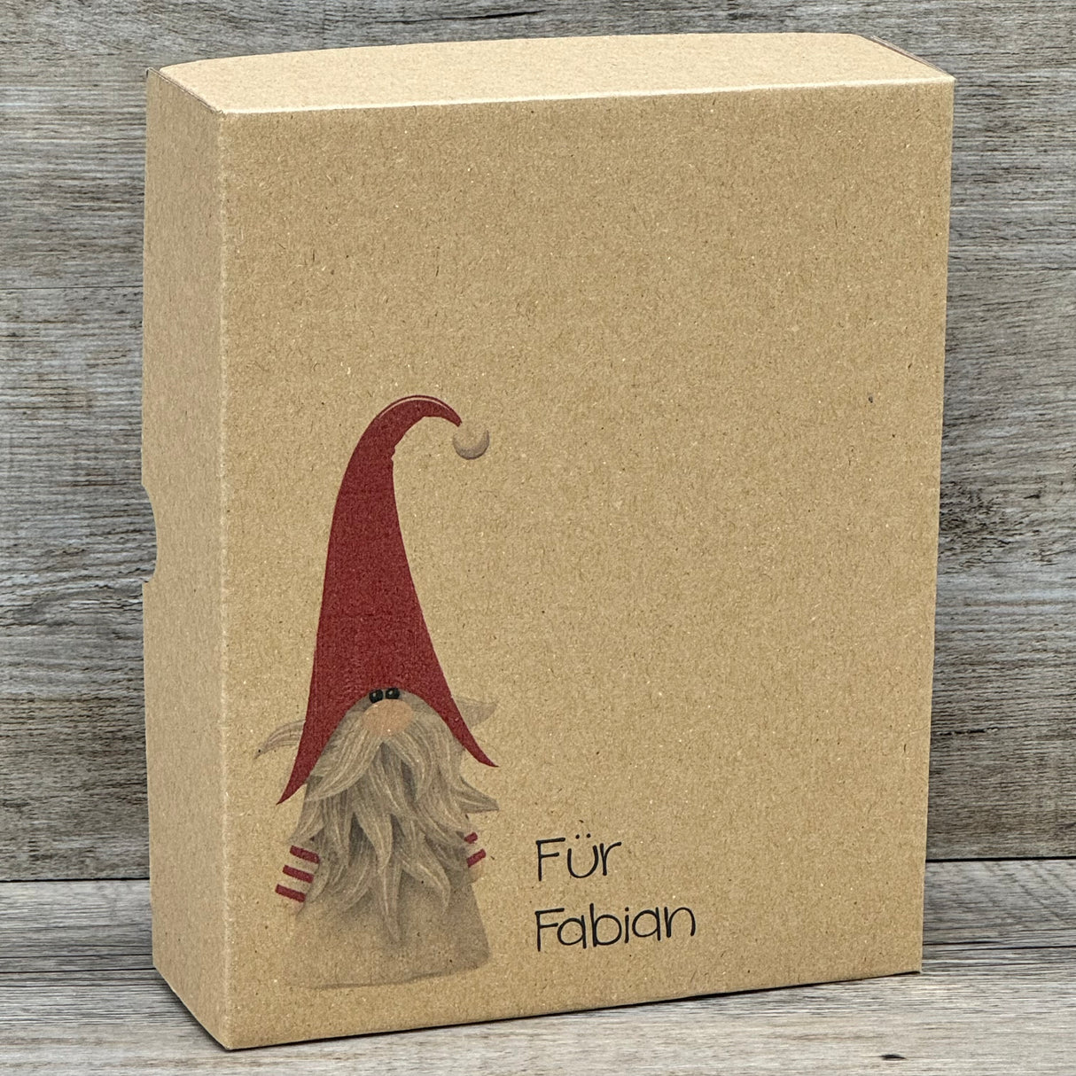 Geschenkverpackung Weihnachten 19 x 15 x 5cm, personalisiert