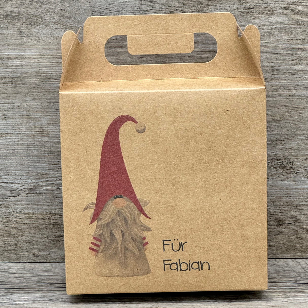 Giebelverpackung klein - Weihnachten, personalisiert