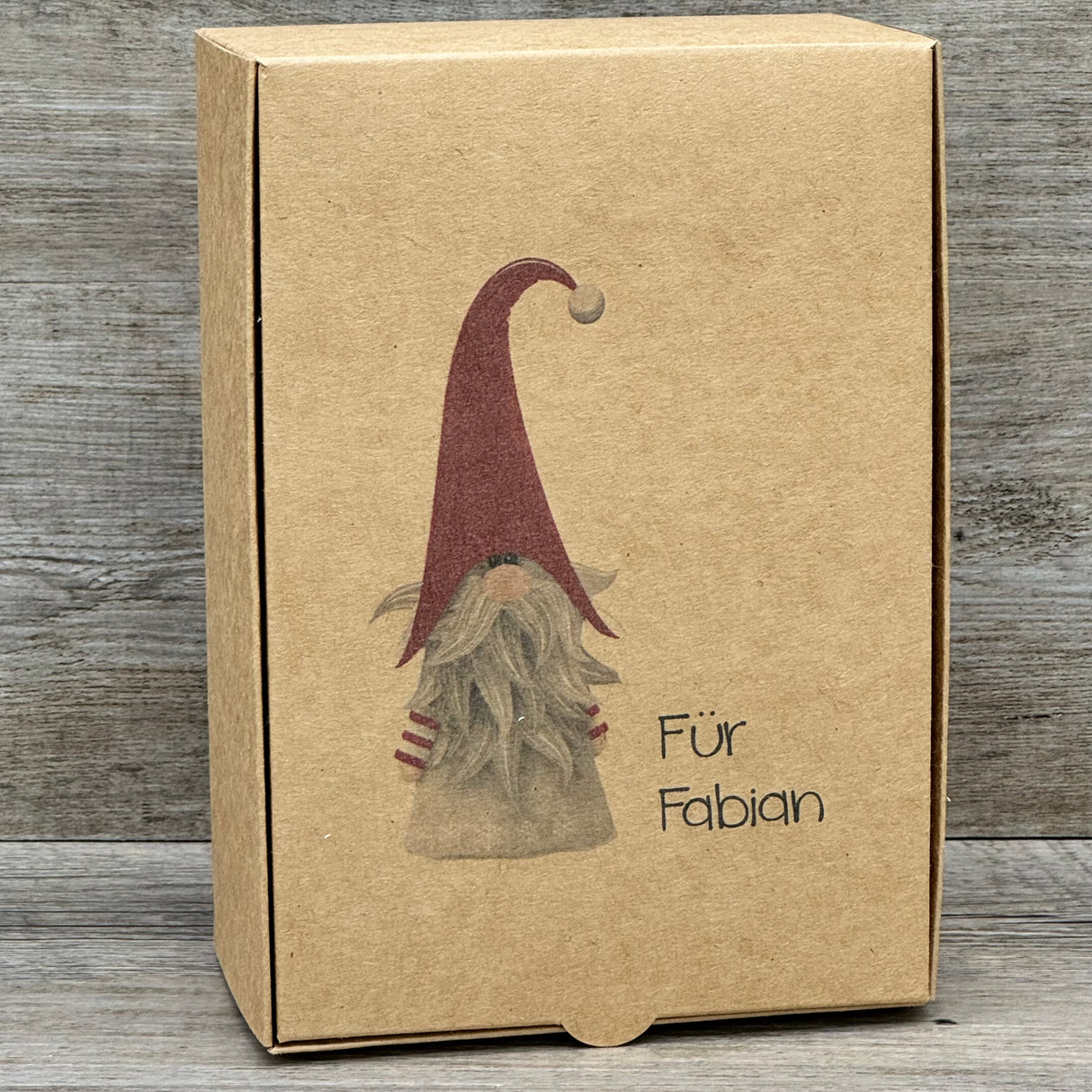 Geschenkverpackung Weihnachten 20 x 14 x 8cm, personalisiert