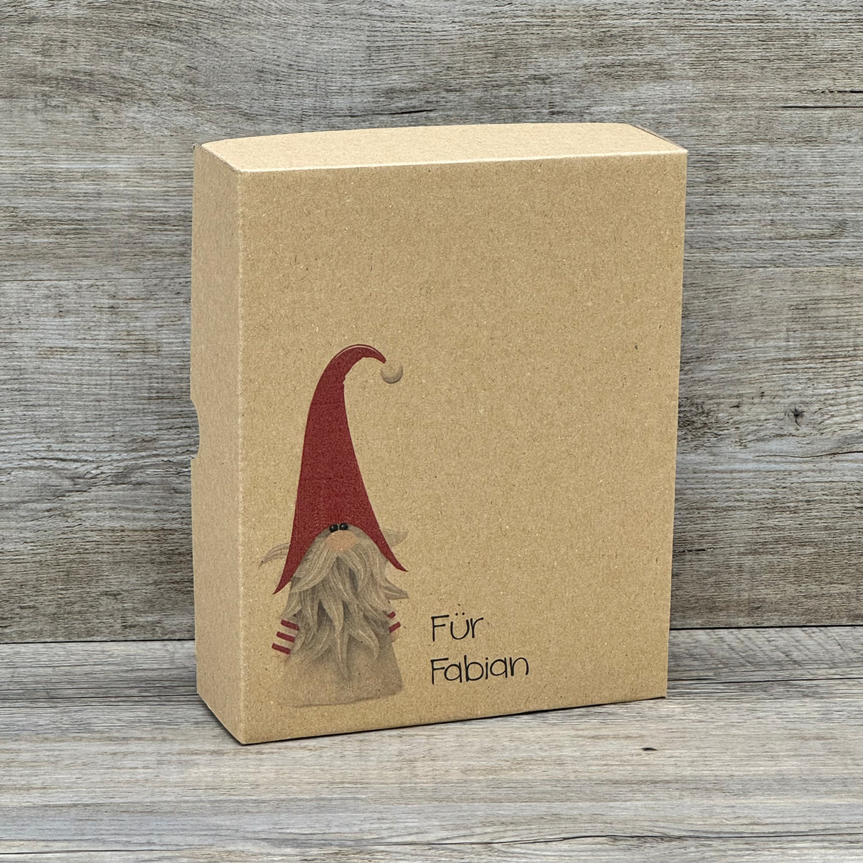 Geschenkverpackung Weihnachten 19 x 15 x 5cm, personalisiert