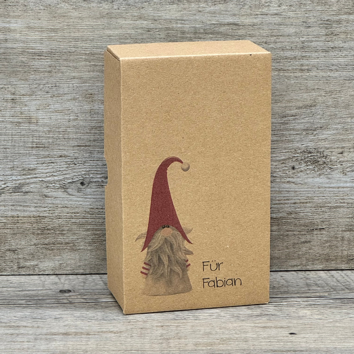 Geschenkverpackung Weihnachten 16 x 9 x 5cm, personalisiert