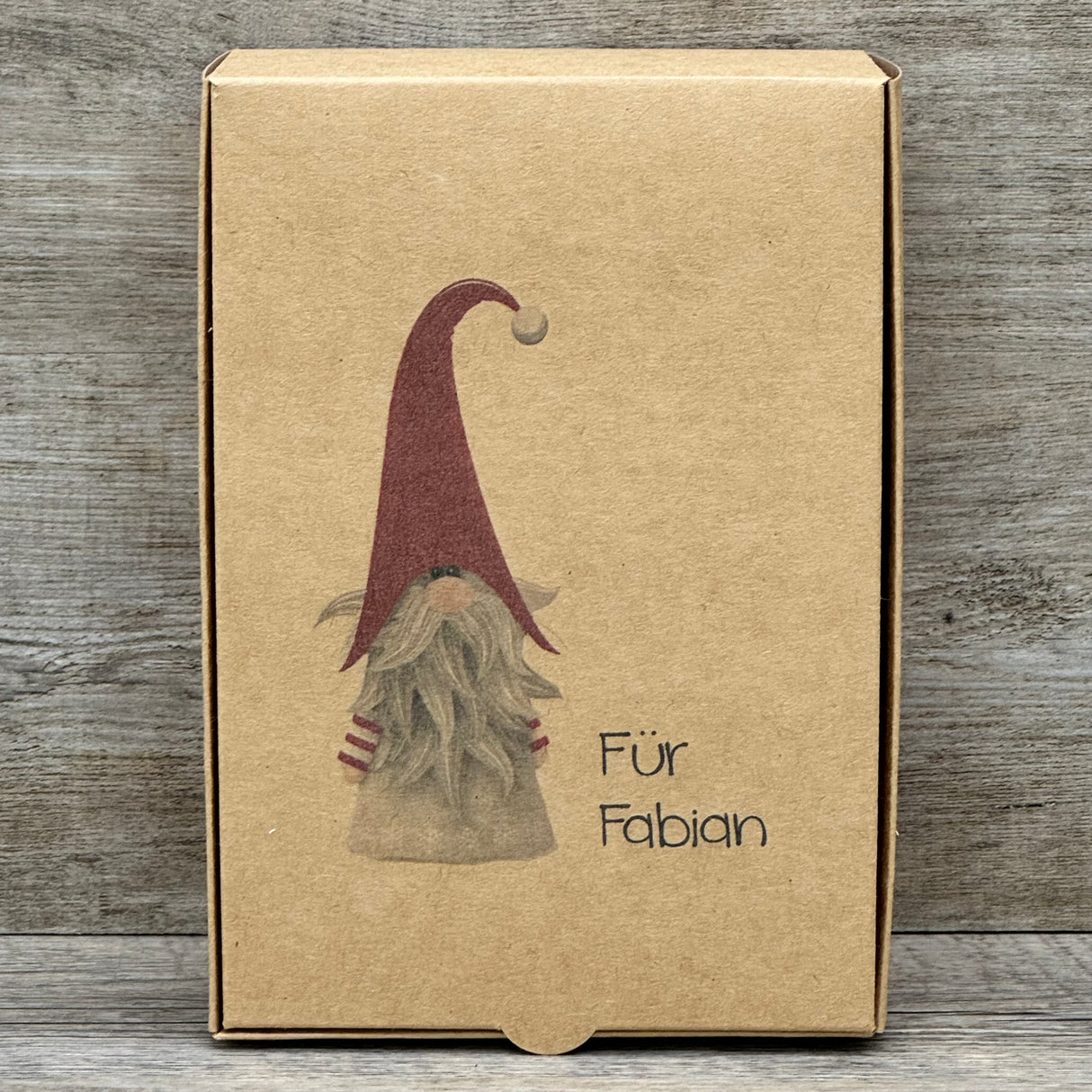 Geschenkverpackung Weihnachten 20 x 14 x 8cm, personalisiert