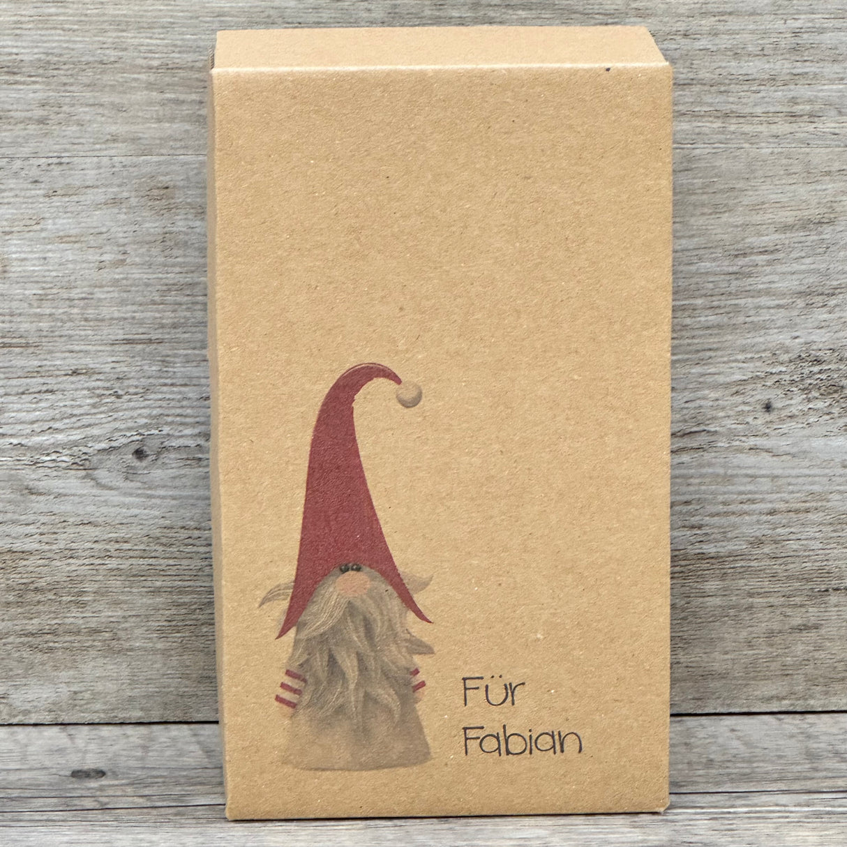 Geschenkverpackung Weihnachten 16 x 9 x 5cm, personalisiert