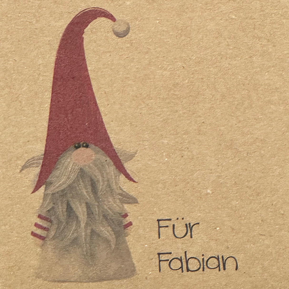 Geschenkverpackung Weihnachten 16 x 9 x 5cm, personalisiert